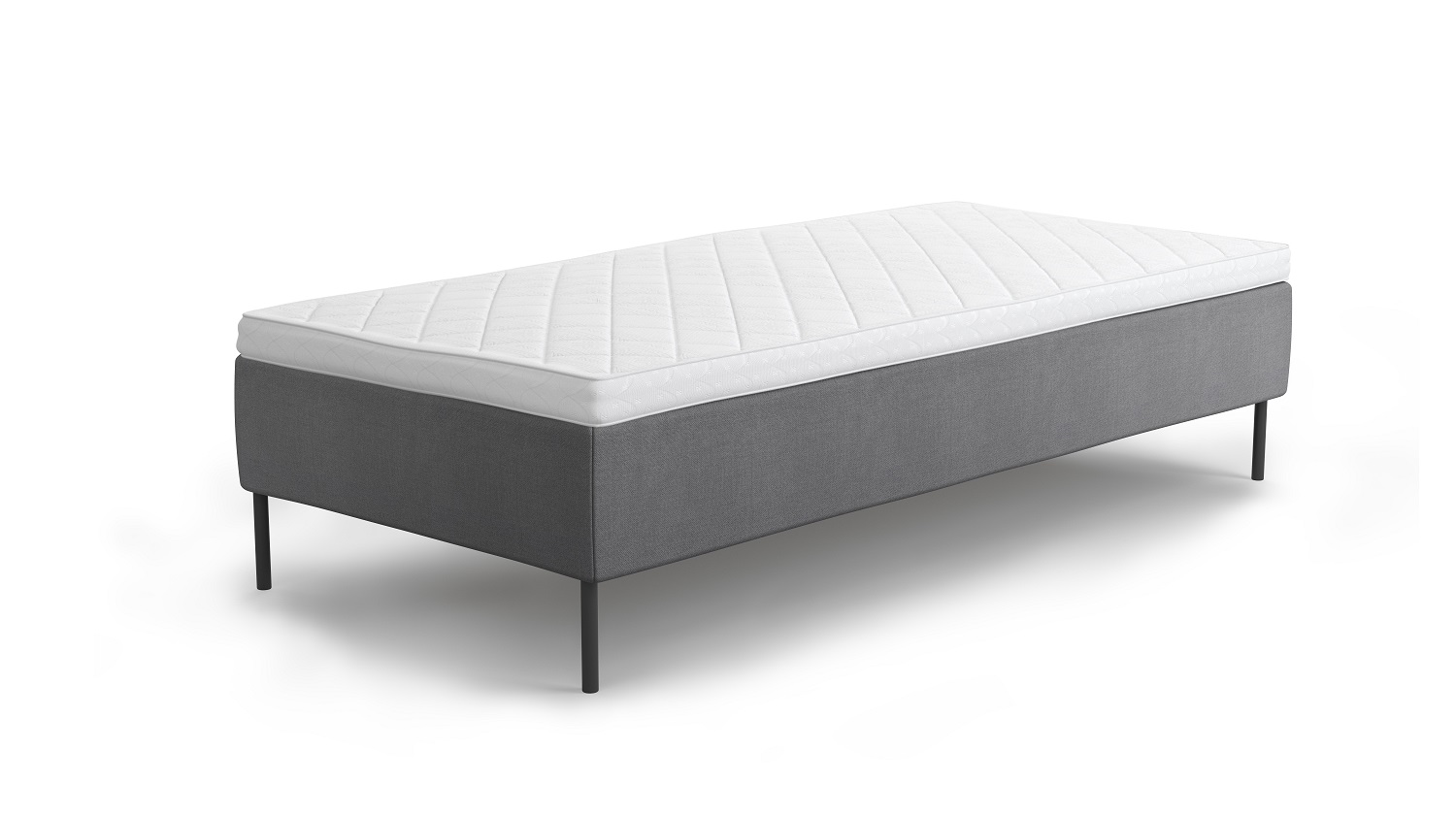 Jensen  Ambassadør   Boxmadras 90x200   Inkl  Topmadras   Ben