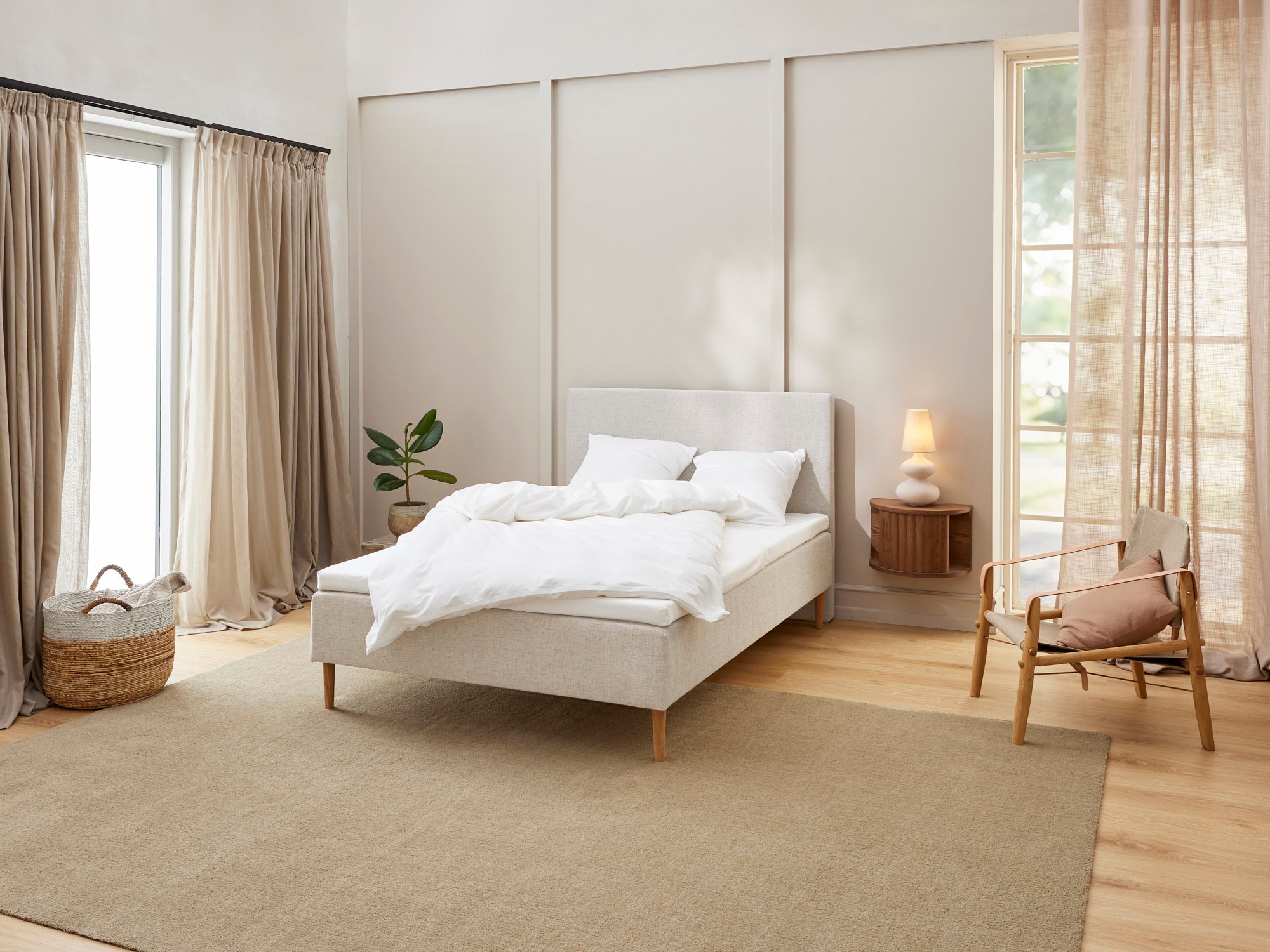 Fagmandens Komfort   Boxmadras  Sand  105x210