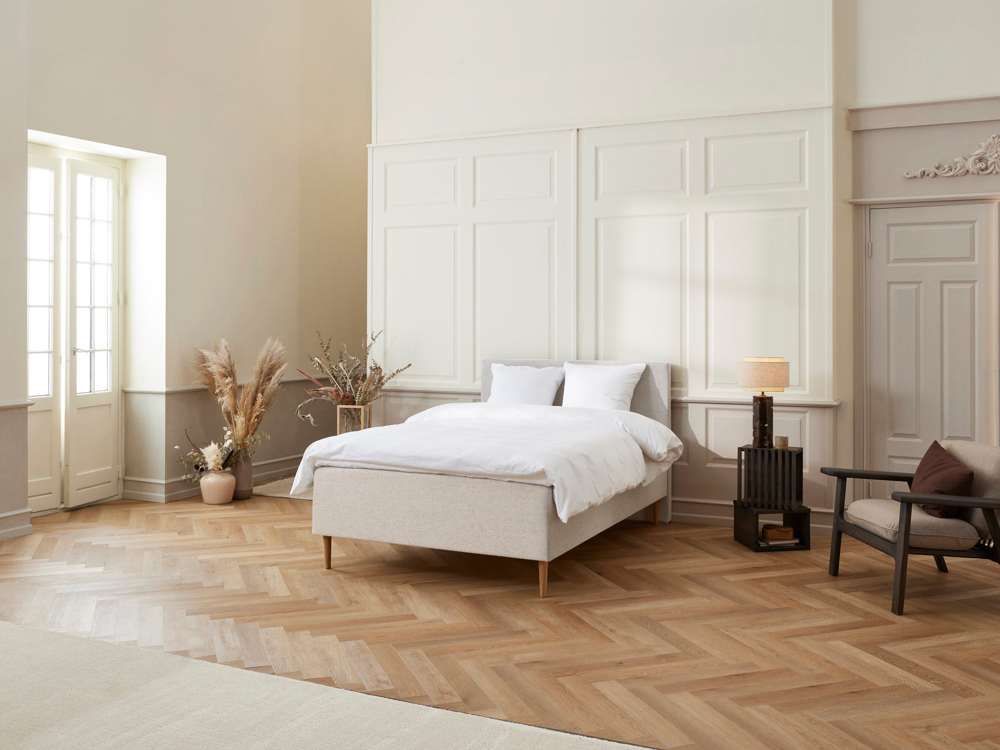 Fagmandens Luksus   Boxmadras  Sand  105x210